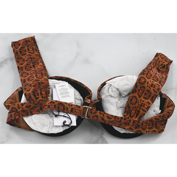 WeWoreWhat Turtle Shell Claudia Top Delilah Bottom Bikini Separates or Set L XL - Picture 2 of 10